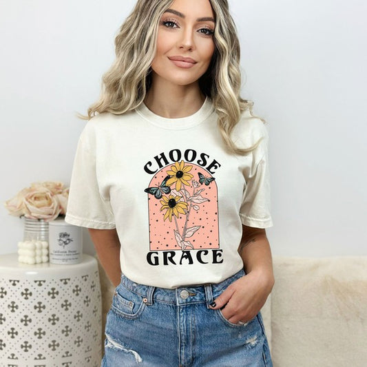 Choose Grace Garment Dyed Tee